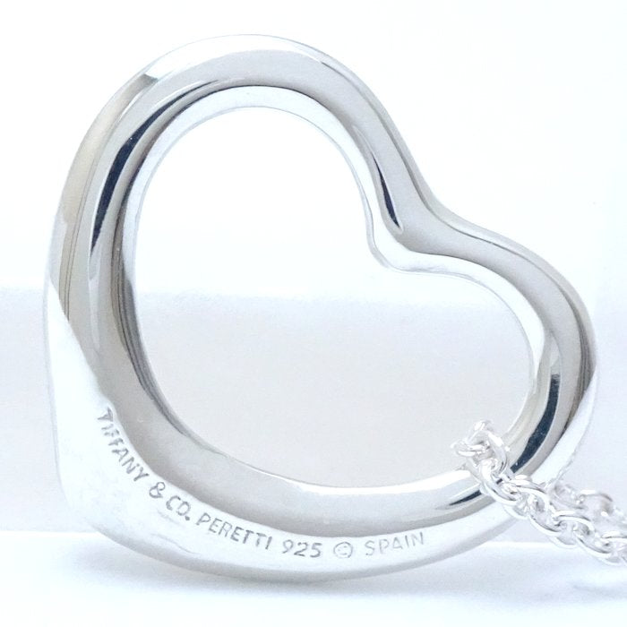 Tiffany & Co Open Heart Necklace Silver 925