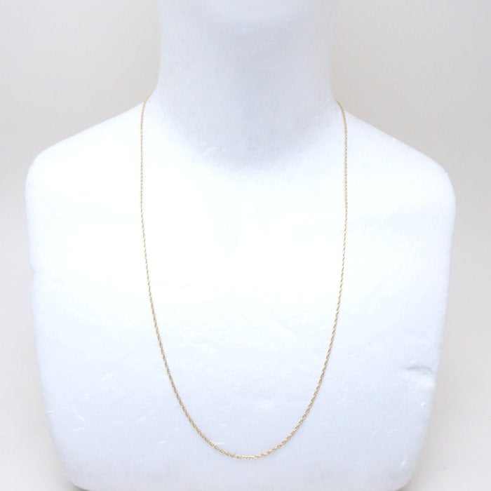 Mikimoto K18YG Yellow Gold Chain Necklace