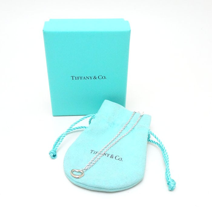 Tiffany & Co Open Heart Bracelet Silver 925 K18RG