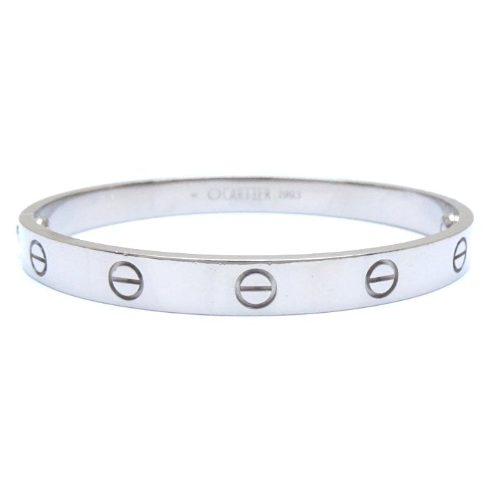 Cartier Love Bracelet Bangle K18WG White Gold