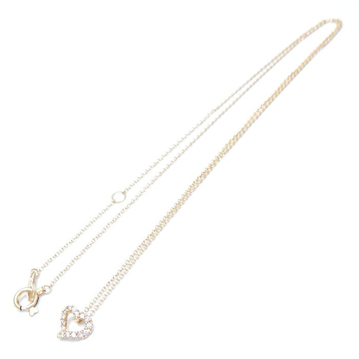 K18YG Diamond Heart Necklace