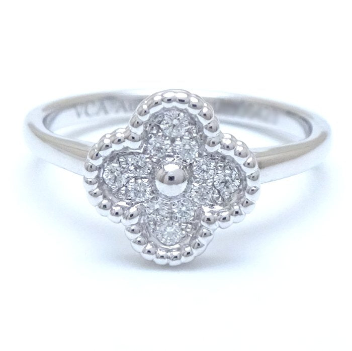 Van Cleef & Arpels Sweet Alhambra Diamond Ring K18WG