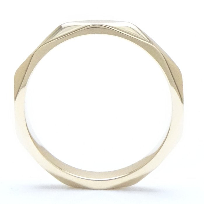 Boucheron Facet Ring Medium #52 K18YG Yellow Gold