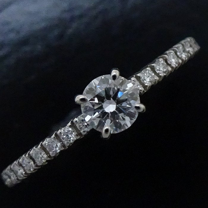 Cartier Etincelle Solitaire Ring Diamond 0.20ct F.VVS2 Pt950