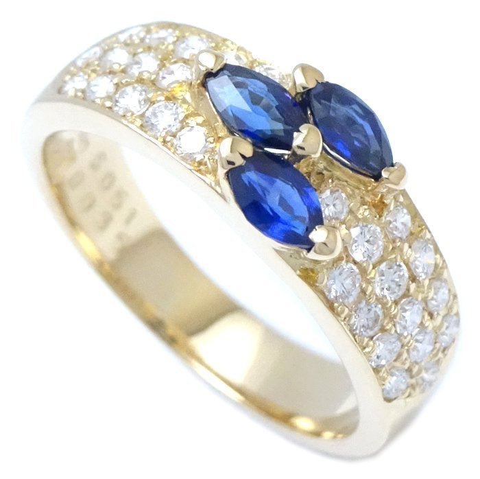 Queen Sapphire Diamond Ring K18YG