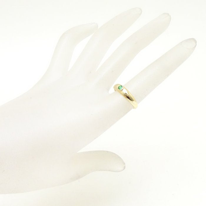 Mikimoto Green Garnet Ring K18YG Gold