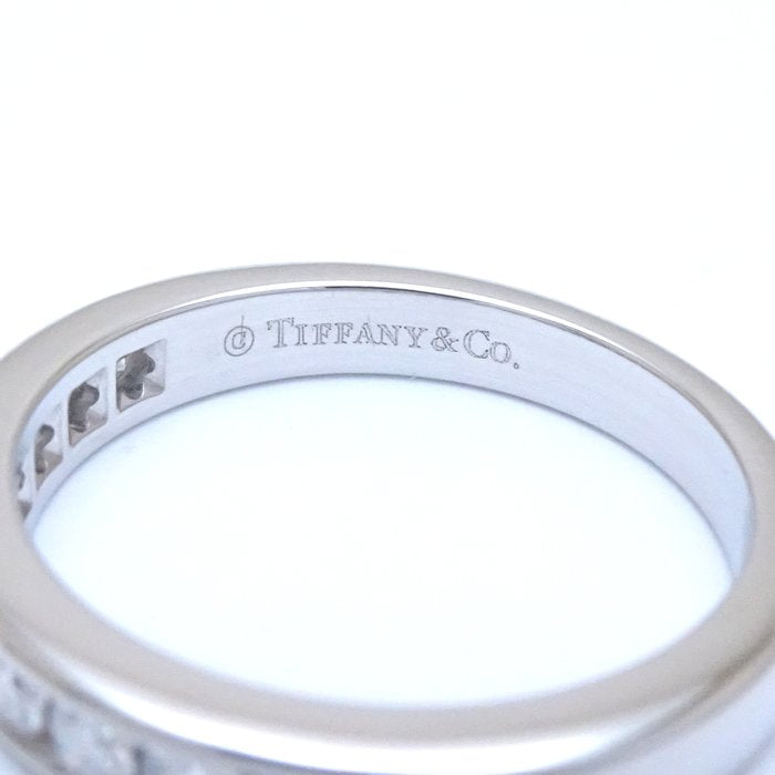 Tiffany & Co Platinum Diamond Wedding Band Ring