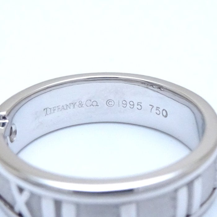 Tiffany & Co Atlas Ring 3P Diamond K18WG