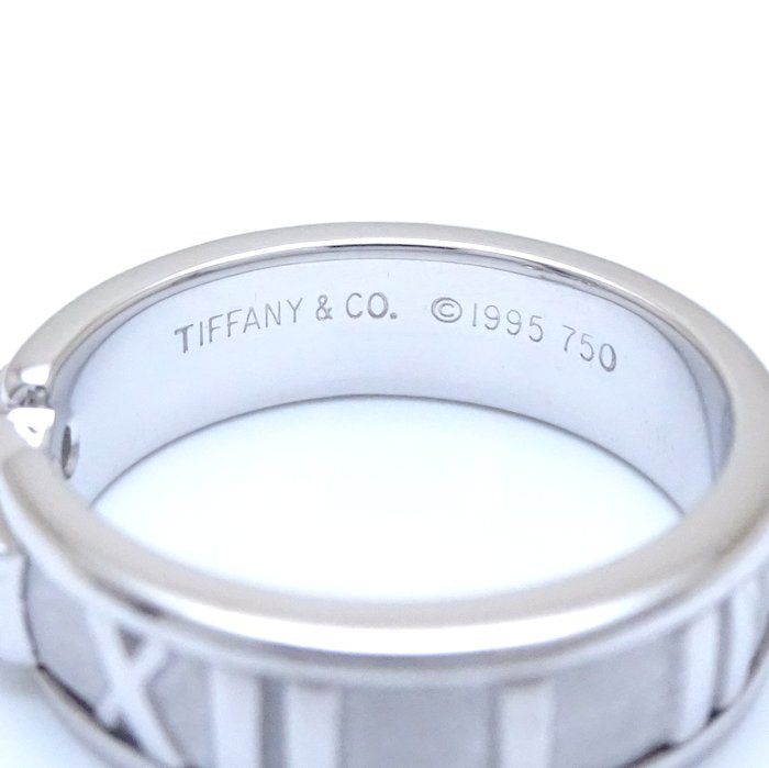 Tiffany & Co Atlas Ring 3P Diamond K18WG