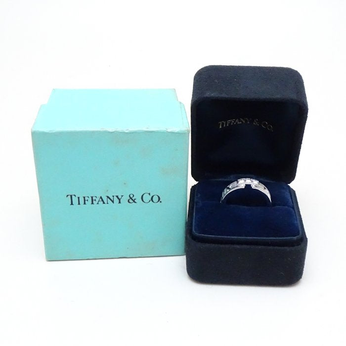 Tiffany & Co Atlas Ring 3P Diamond K18WG