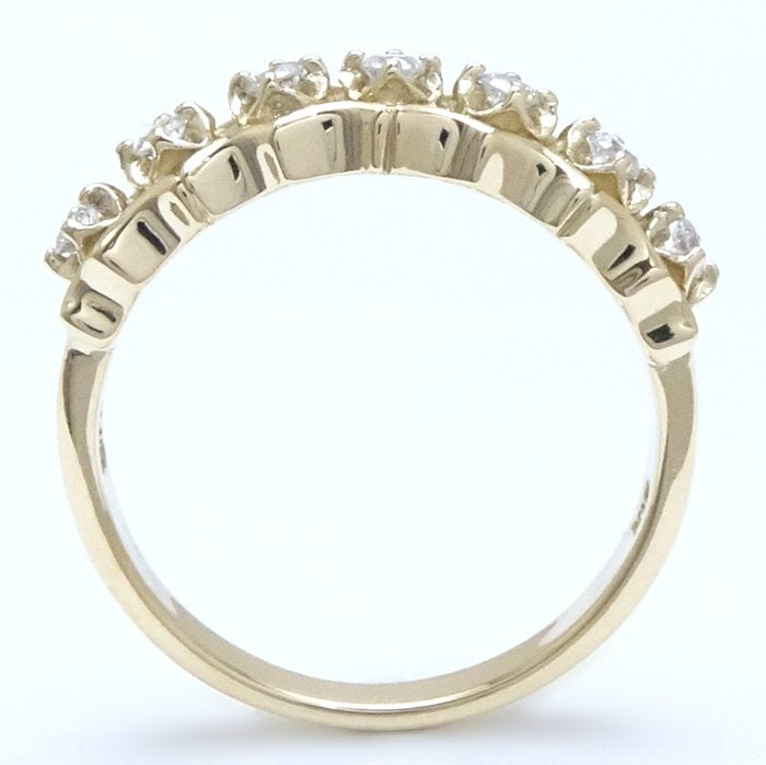 AHKAH Diamond Ring K18YG Yellow Gold