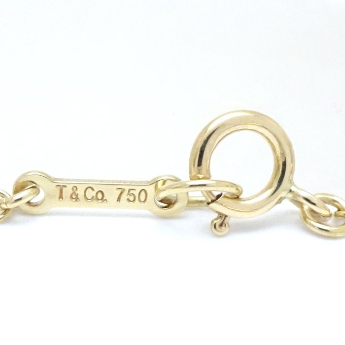 Tiffany & Co Teardrop Bracelet 5P Elsa Peretti K18YG