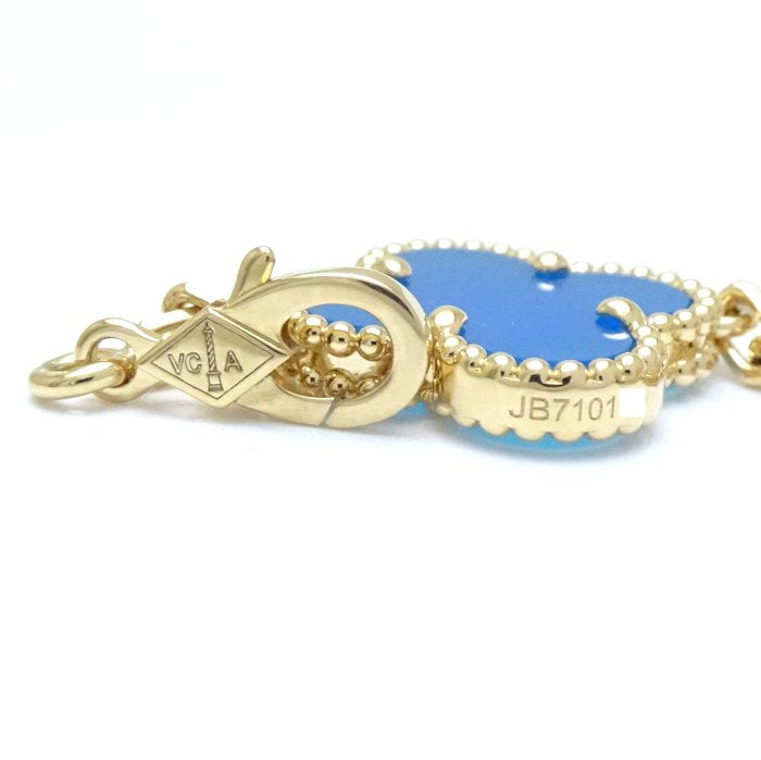 Van Cleef & Arpels Vintage Alhambra Agate Bracelet