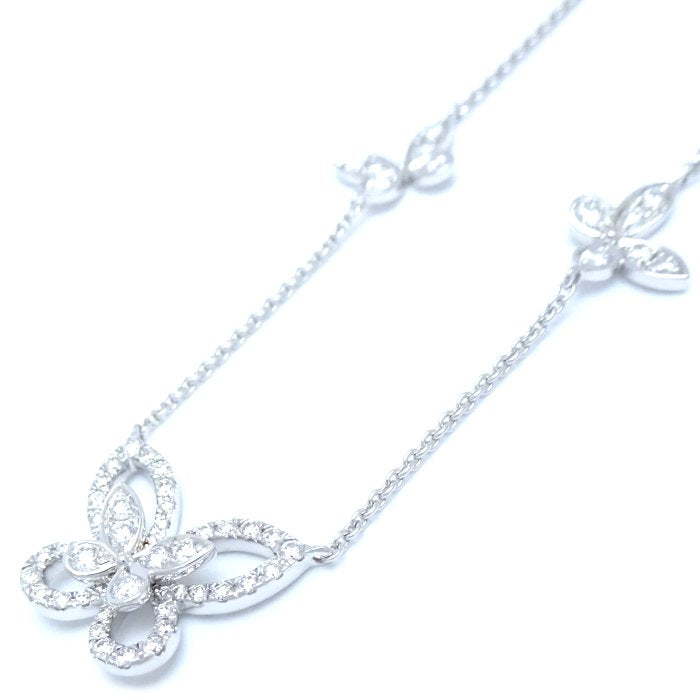 GRAFF Diamond Butterfly Necklace K18WG Gold