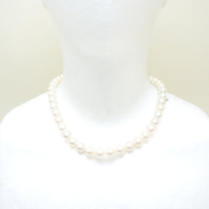 Mikimoto Pearl Necklace K14WG White Gold