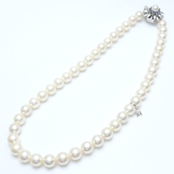 Mikimoto Pearl Necklace K14WG White Gold