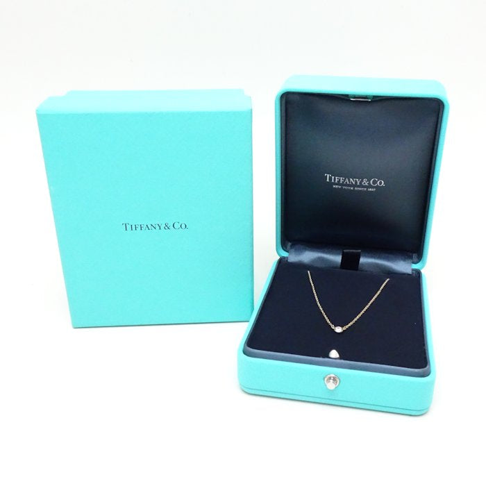 Tiffany & Co By the Yard Necklace 1P Diamond Elsa Peretti K18YG