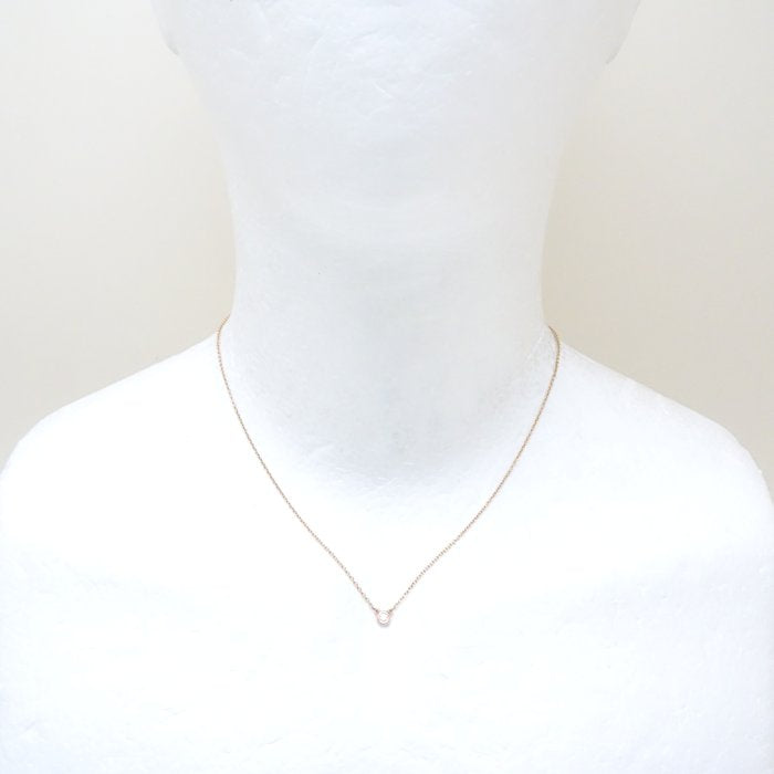 Tiffany & Co Diamond Necklace K18PG