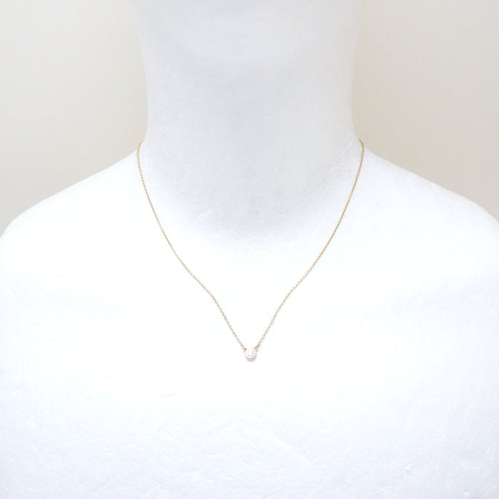 Tiffany & Co Diamond Necklace Elsa Peretti K18PG