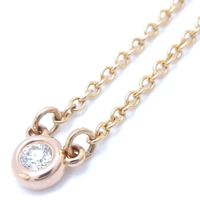 Tiffany & Co Diamond Necklace Pink Gold