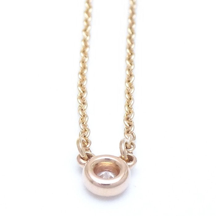 Tiffany & Co Diamond Necklace Pink Gold