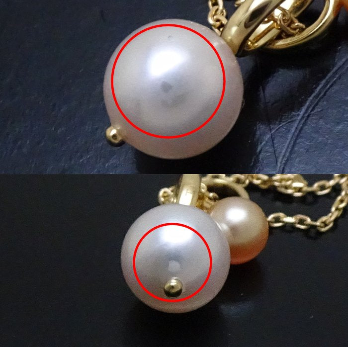 TASAKI Pearl Necklace K18YG Yellow Gold