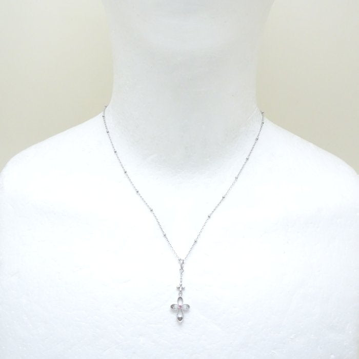 4℃ Silver Tourmaline Necklace