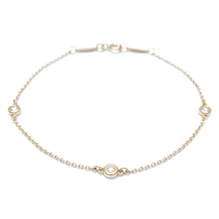 Tiffany & Co Rose Gold Diamond Bracelet