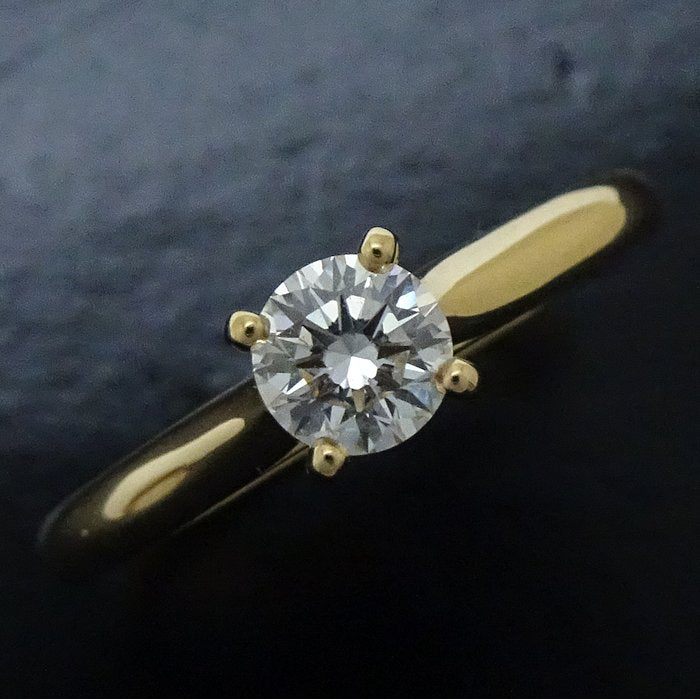 Cartier 1895 Solitaire Diamond Ring K18YG