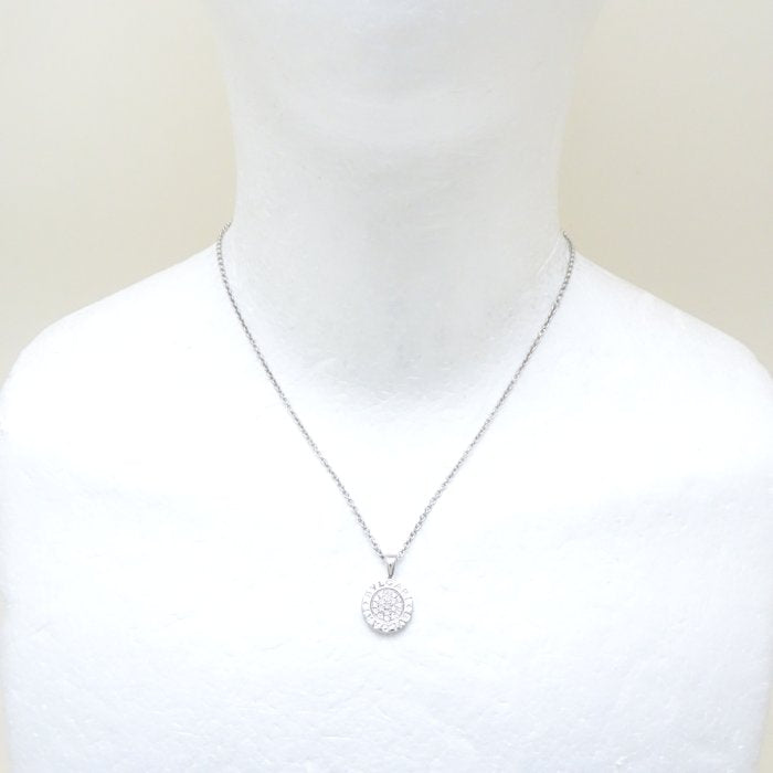 Bvlgari Diamond Necklace K18WG White Gold