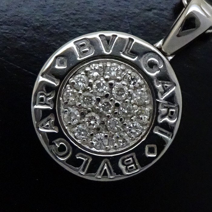 Bvlgari Diamond Necklace K18WG White Gold