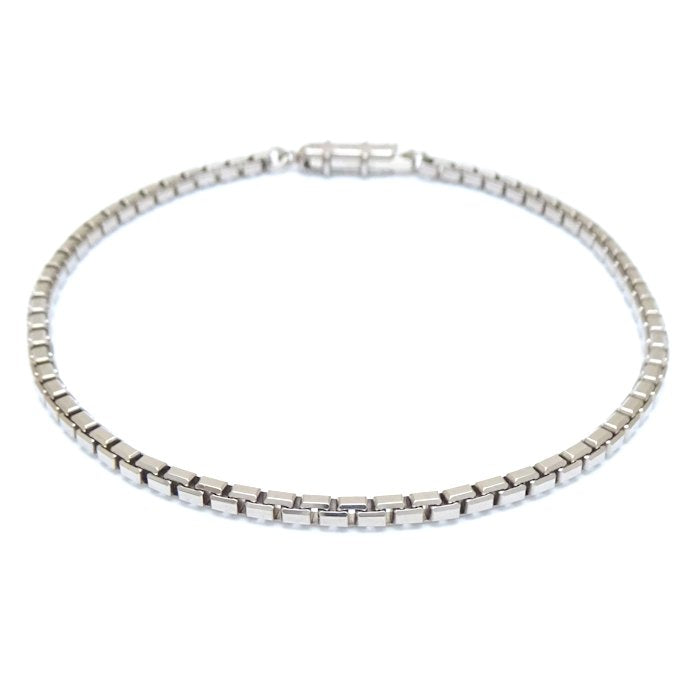 Cartier Tank Chain Bracelet K18WG White Gold