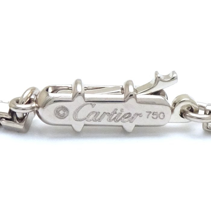 Cartier Tank Chain Bracelet K18WG White Gold