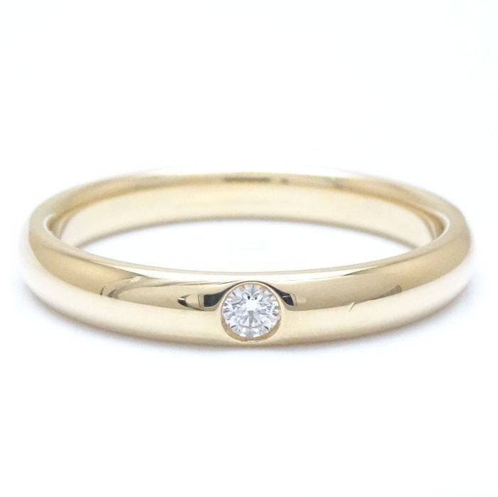 Harry Winston Round Cut Diamond Marriage Ring K18YG