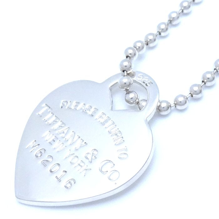 Tiffany & Co Heart Tag Necklace Silver 925