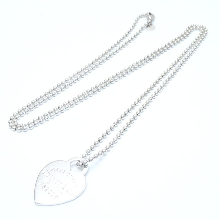 Tiffany & Co Heart Tag Necklace Silver 925