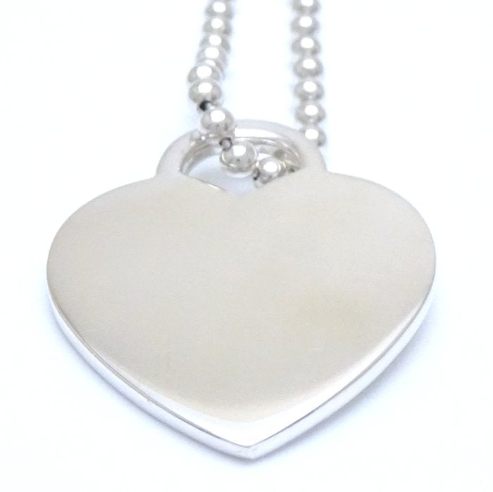 Tiffany & Co Heart Tag Necklace Silver 925