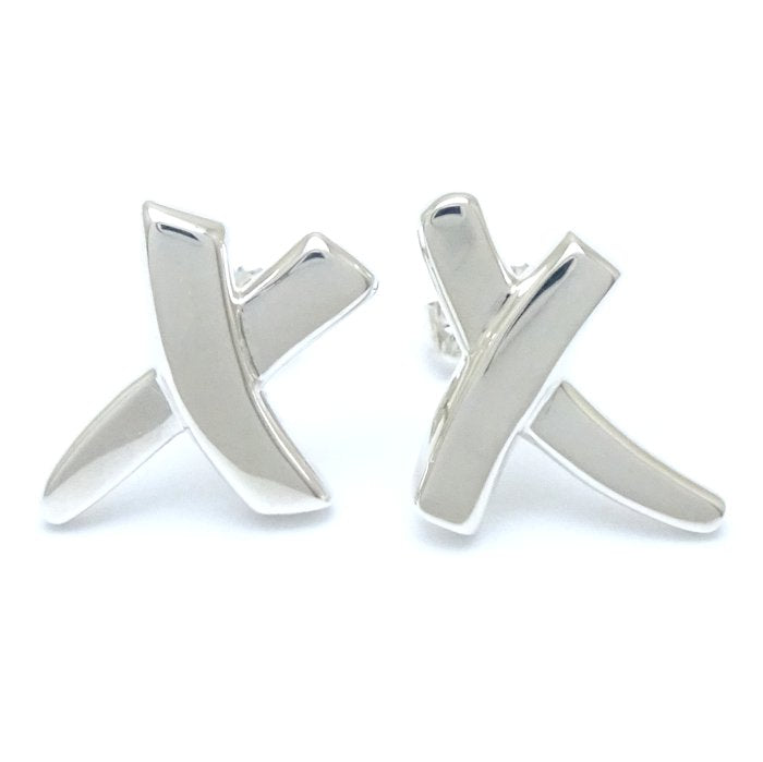 Tiffany & Co Silver 925 Kiss Earrings Paloma Picasso