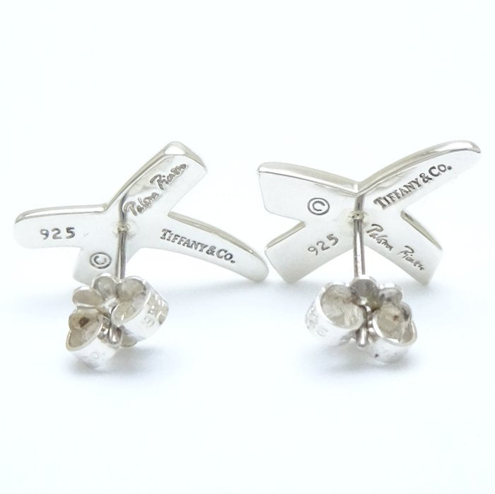 Tiffany & Co Silver 925 Kiss Earrings Paloma Picasso