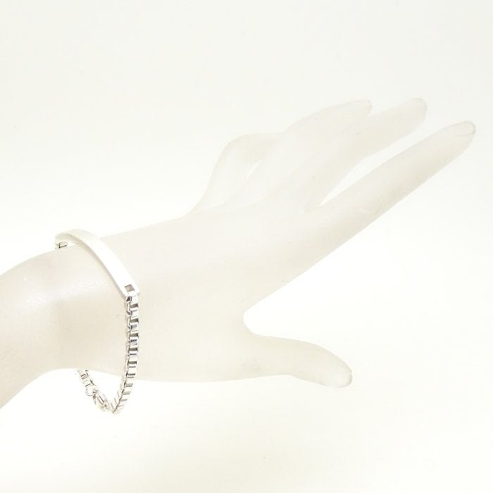 Tiffany & Co Silver Venetian Link ID Bracelet