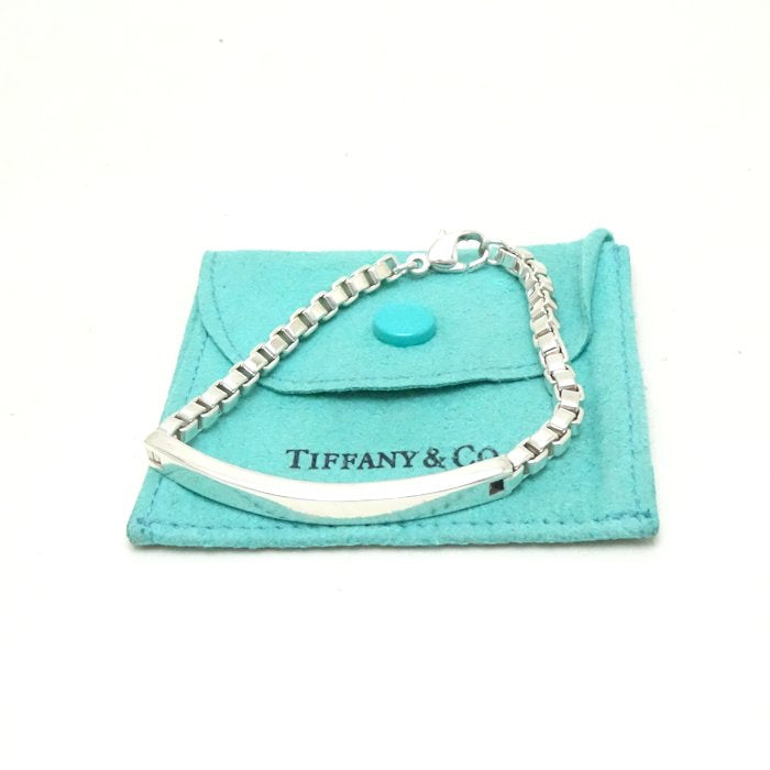 Tiffany & Co Silver Venetian Link ID Bracelet