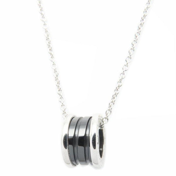 Bulgari B.zero1 Silver Ceramic Necklace