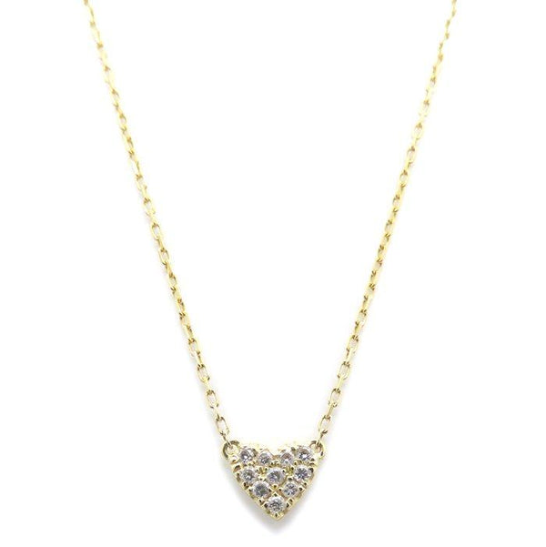 AHKAH Heart Diamond Au750 Necklace