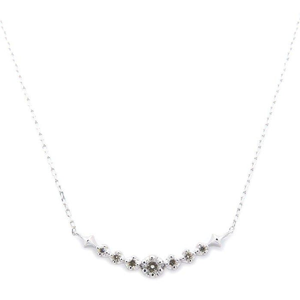 Canal 4℃ K18WG White Gold Necklace