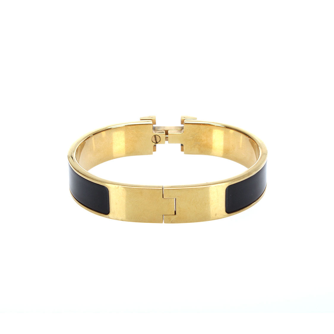 Hermes Clic H Bracelet Metal Bangle in Very Good Condition