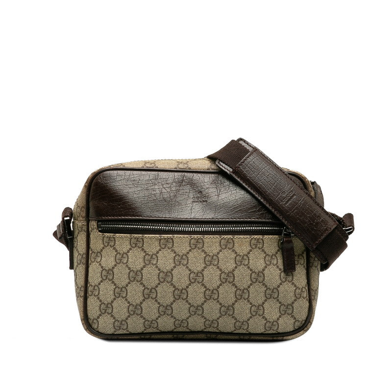 Gucci GG Canvas Crossbody Bag  Canvas Shoulder Bag 114291 in Good condition