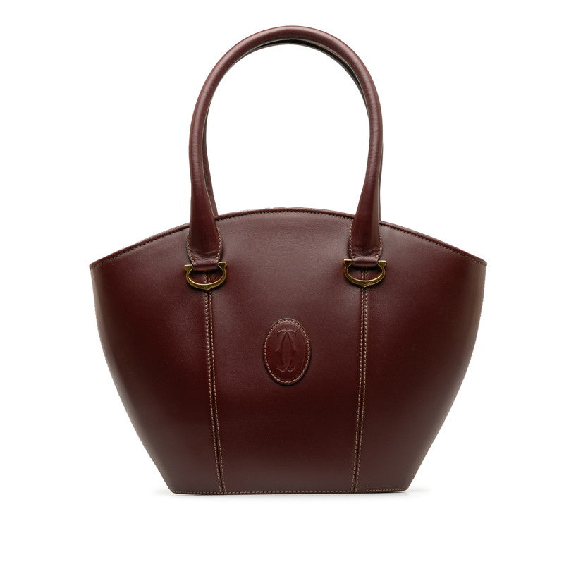 Leather Must de Cartier Handbag