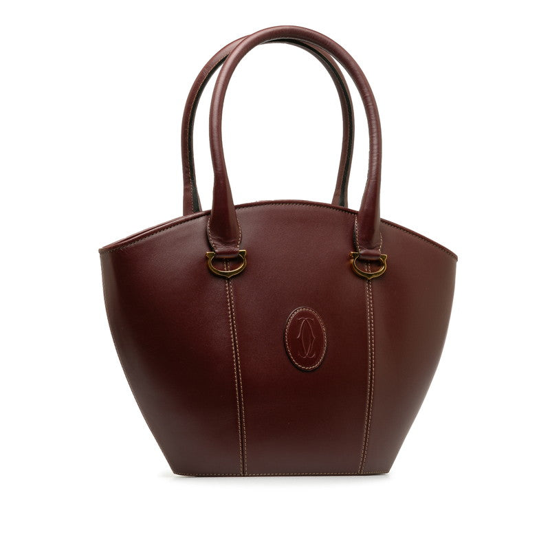 Leather Must de Cartier Handbag