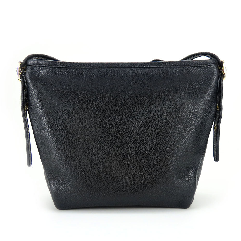 Coach Leather Shoulder Bag 36536 Black