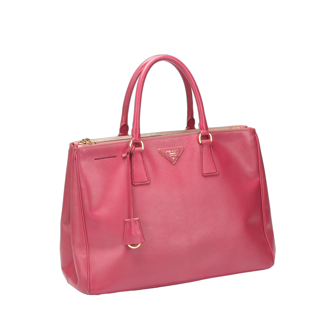 Saffiano Lux Large Double Zip Tote